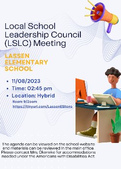 LSLC Meeting Notice 11-8-23 at 2:45 p.m.